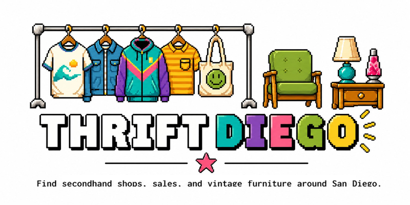 Thrift Diego — Find secondhand shops, sales, and vintage furniture around San Diego.